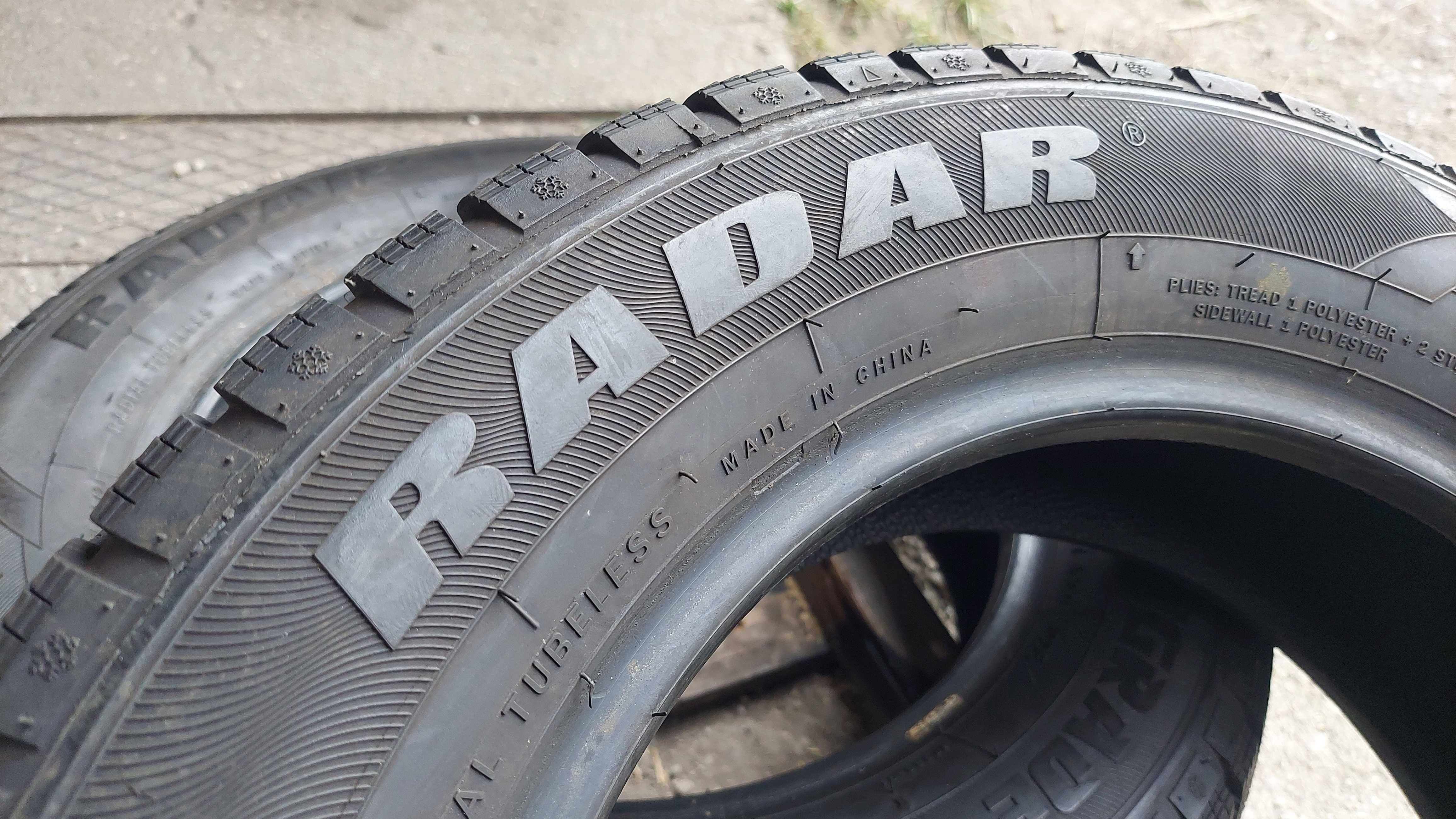 Opony zimowe 2x 185/65r15 88T Radar Centigrade MONTAZ