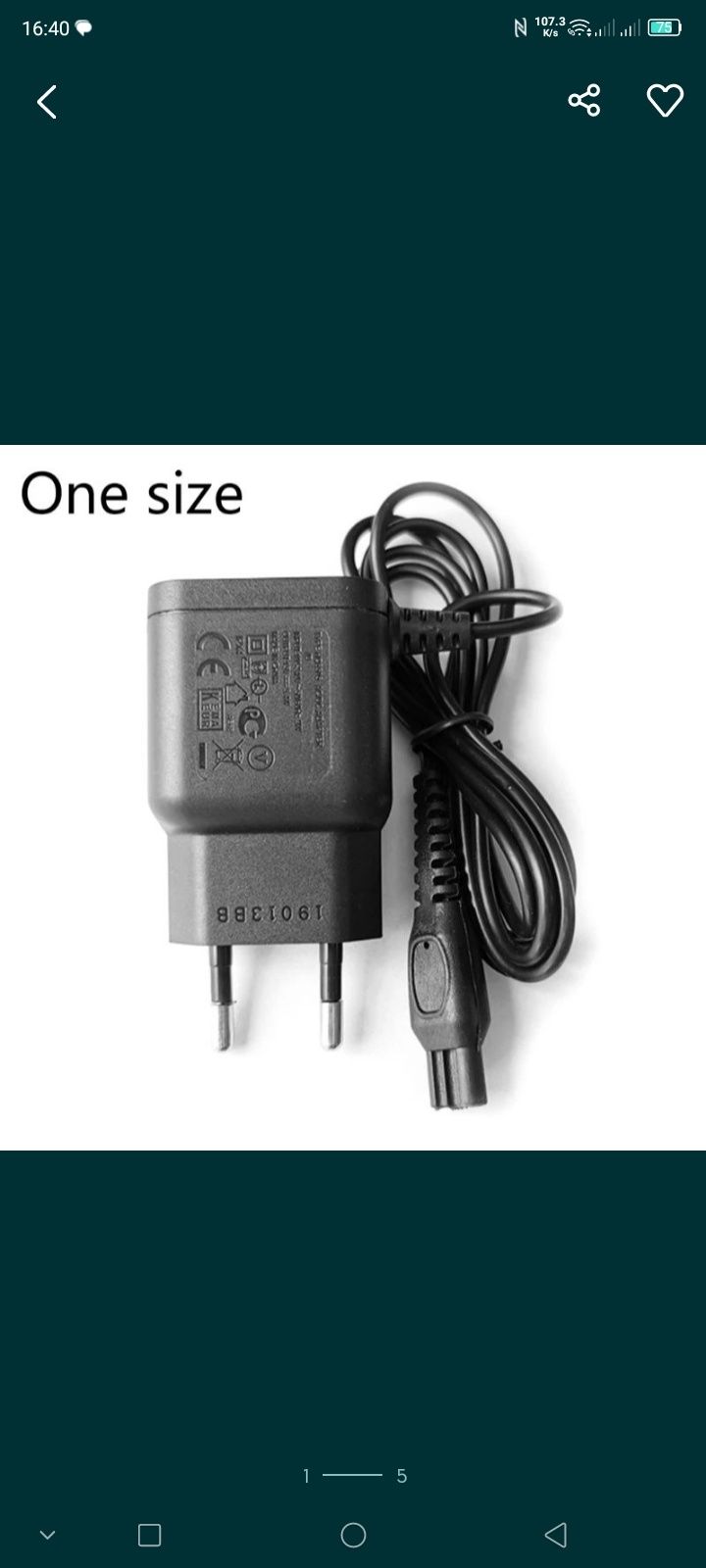 Комплект насадка + леза Philips QC5115 QC5120 QC5125 QC5130