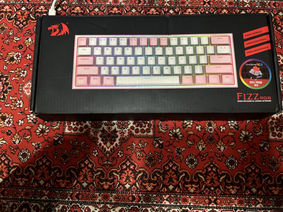 Клавіатура Redragon Fizz K617 ENG (K617RGB-GW) Проект!!!