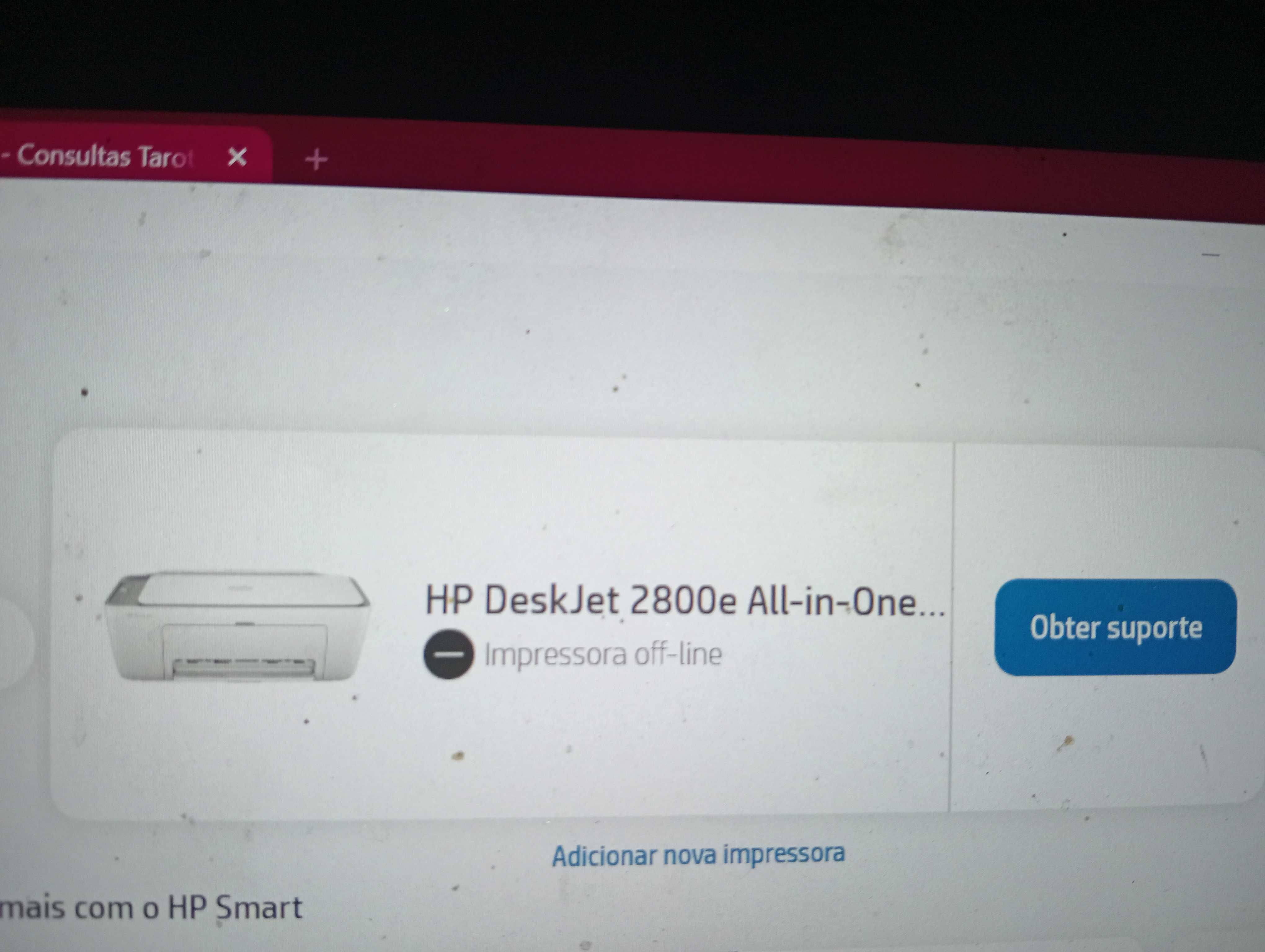 Impressora HP com menos de 1 ano