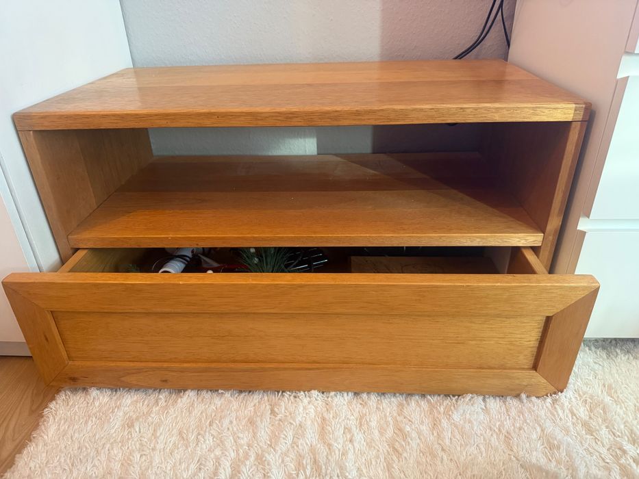 Szafka drewniana, ręcznie wykonana, rtv