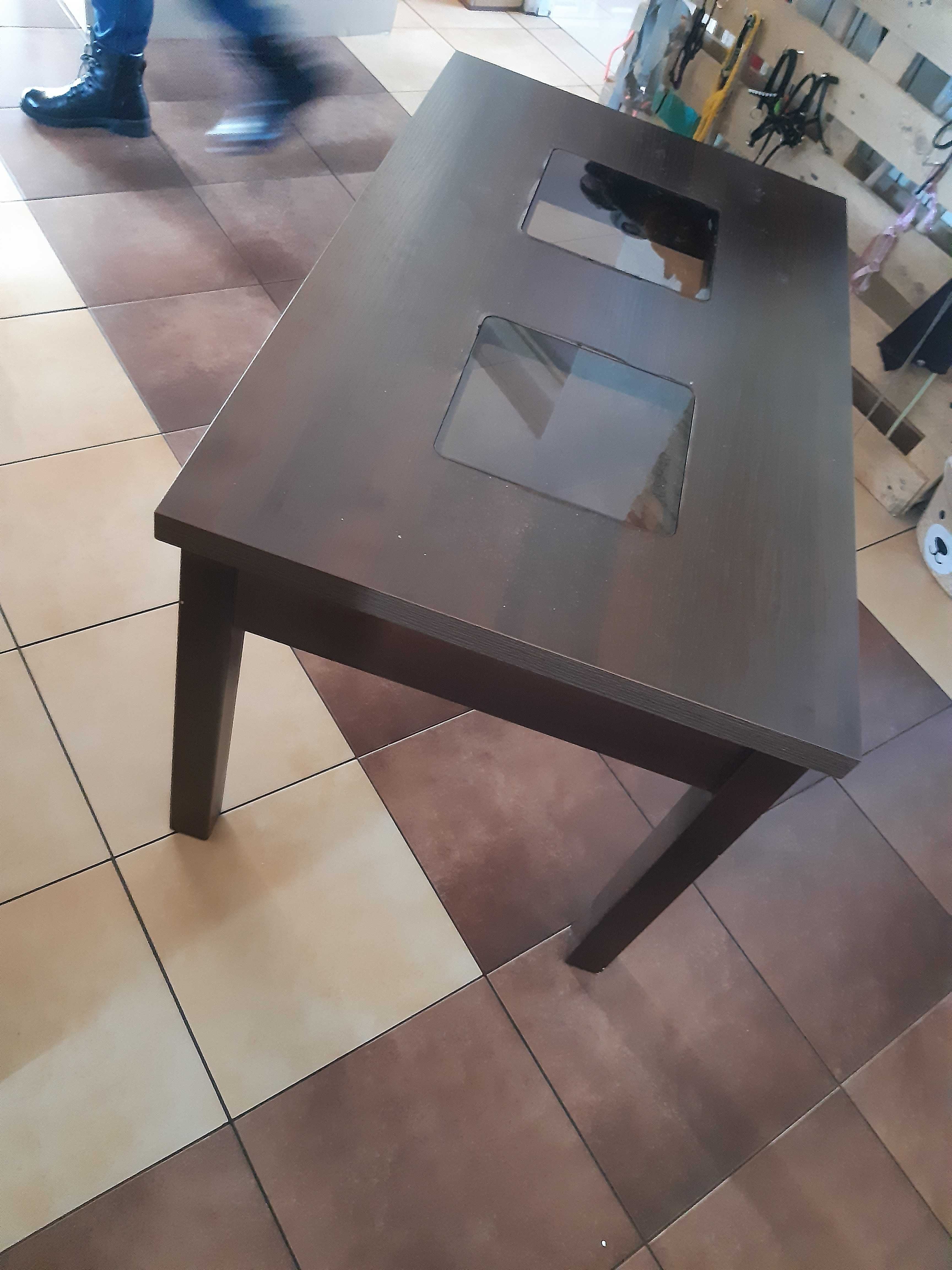 Stół stolik kawowy ciemny kolor 100x60x58.5