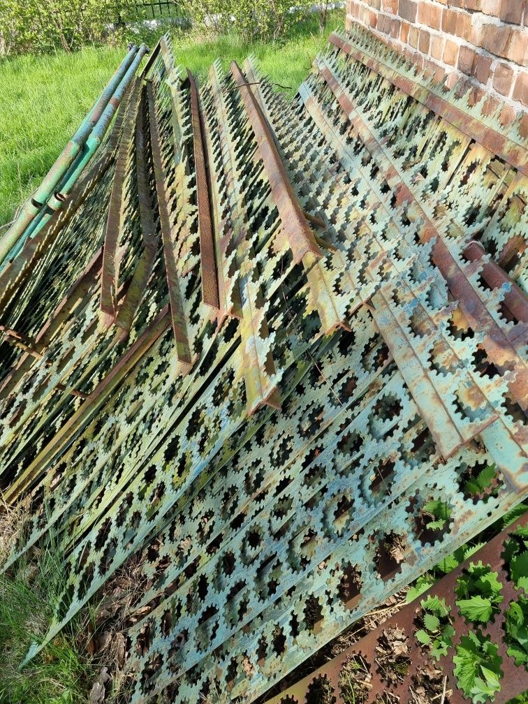 Przęsła płotu ogrodzenie stalowe barierki