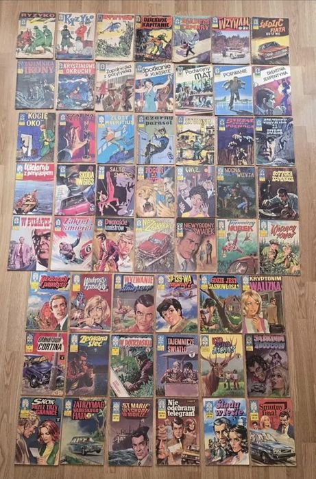 53 komiksy KAPITAN ŻBIK. Komplet bdb