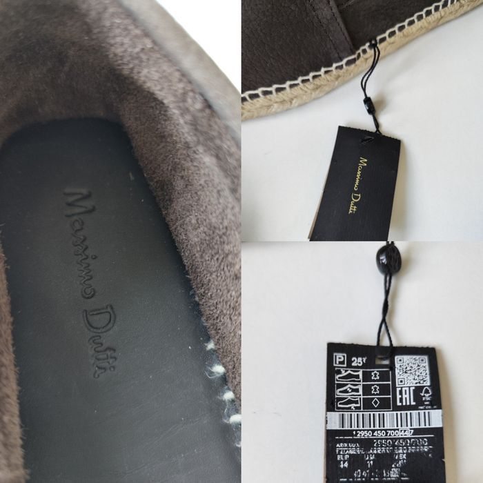 Massimo Dutti чоловічі сліпони еспадрильї із нубуку
