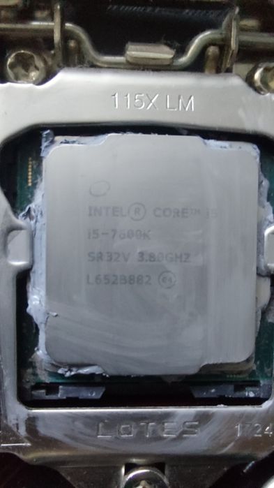 intel i5 7600k + płyta glowna asus b250 plus