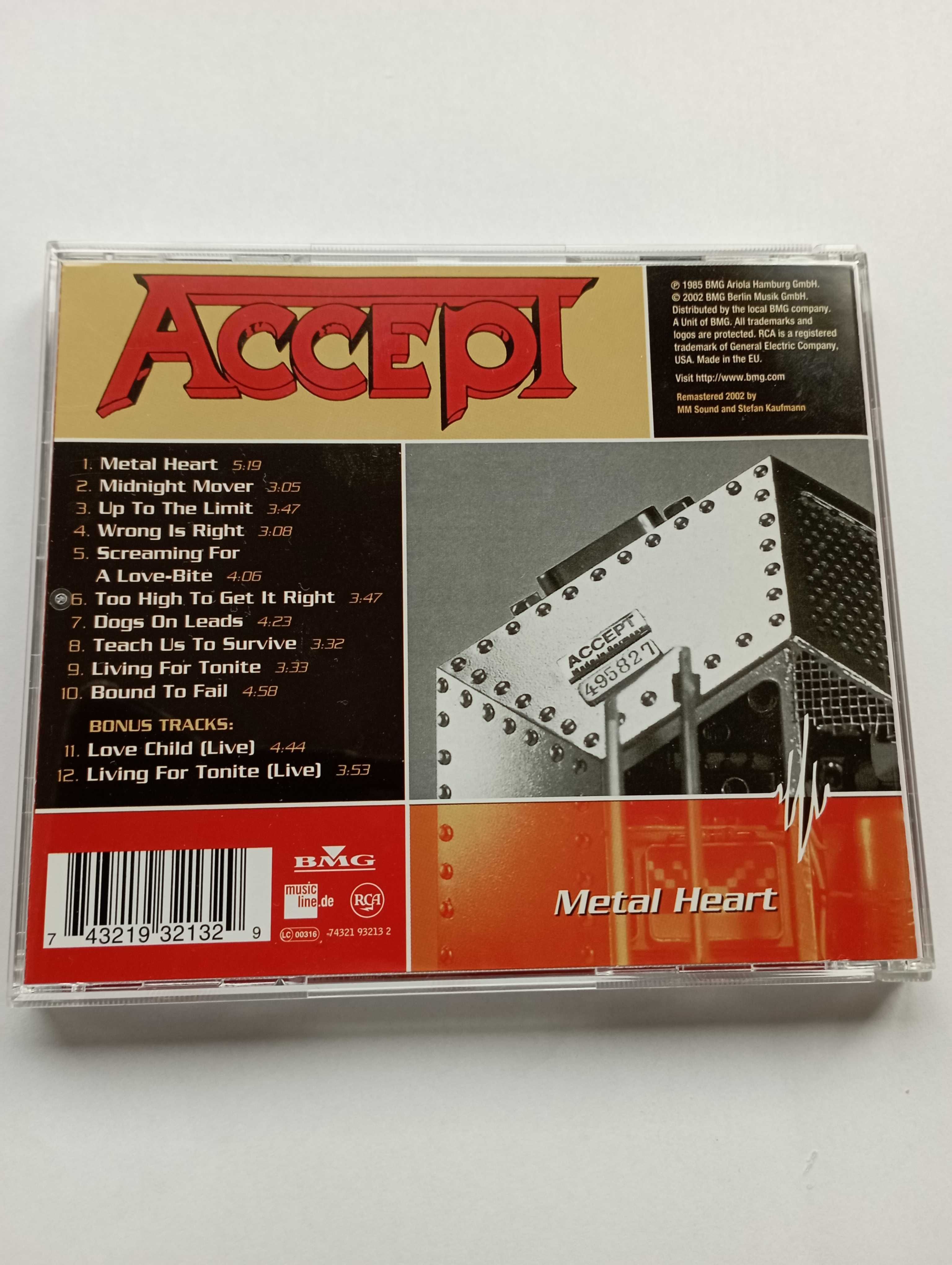 Accept Metal Heart UDO heavy metal Judas Priest Running Wild