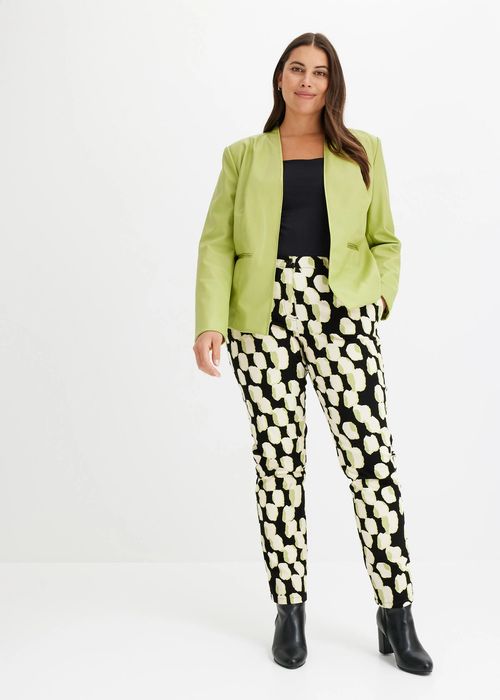 B.P.C spodnie damskie ze stretchem we wzory ^52