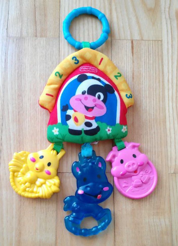 Fisher Price trąbka , kluczyki