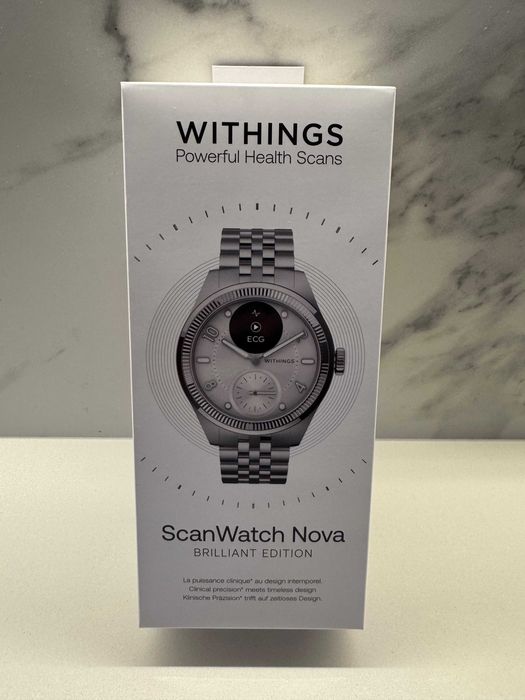 Withings ScanWatch Nova Brilliant– stan idealny, full zestaw