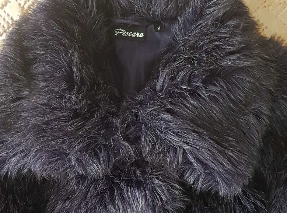 Sztuczne futerko fiolet śliwka rozmiar M