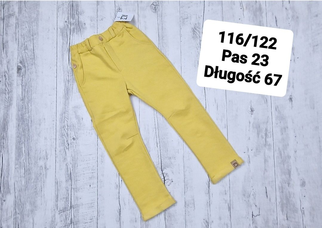 Spodnie chłopięce 116/122 eleganckie wizytowe miękkie, mimi  szare