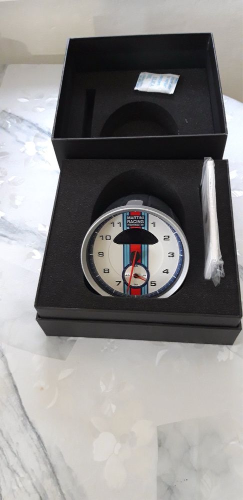 Настольные часы Porsche Tabletop Clock Martini Racing