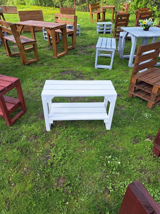 Ławeczka z półką na buty