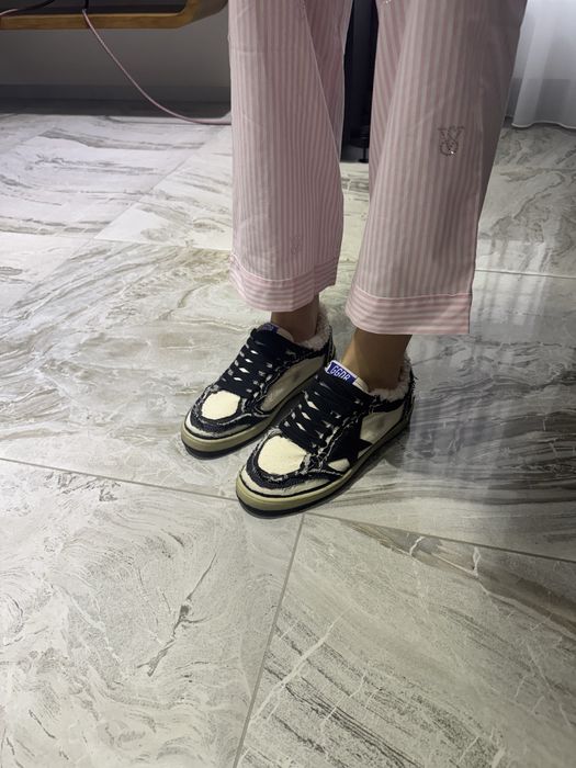 Кеди Golden Goose утепленні з хутром 37 розмір