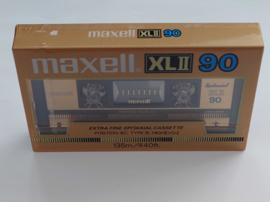 Maxell XLII 90 model na rok 1984 rynek Amerykański