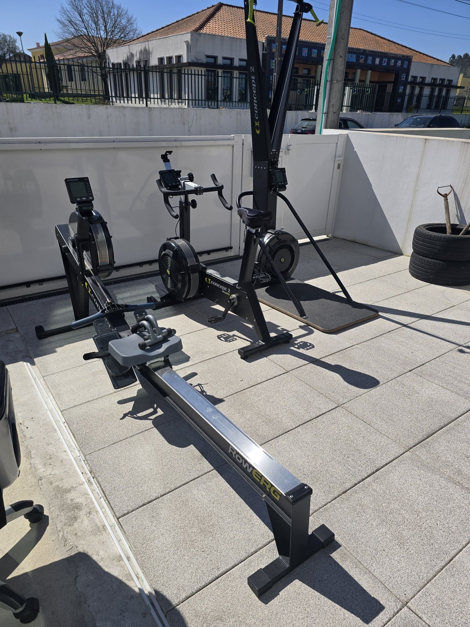 Ergometros concept-  bike erg, ski erg, ,row erg