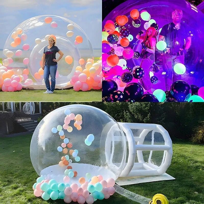 bubble house namiot tunel dmuchany bańka domek z balonami imprezowy 3m