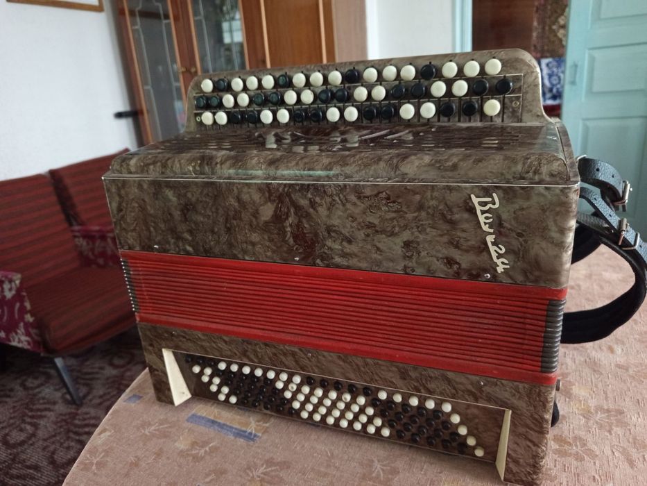 ‼️Баян "Волга"‼️ голоса латунь ,звонкий.