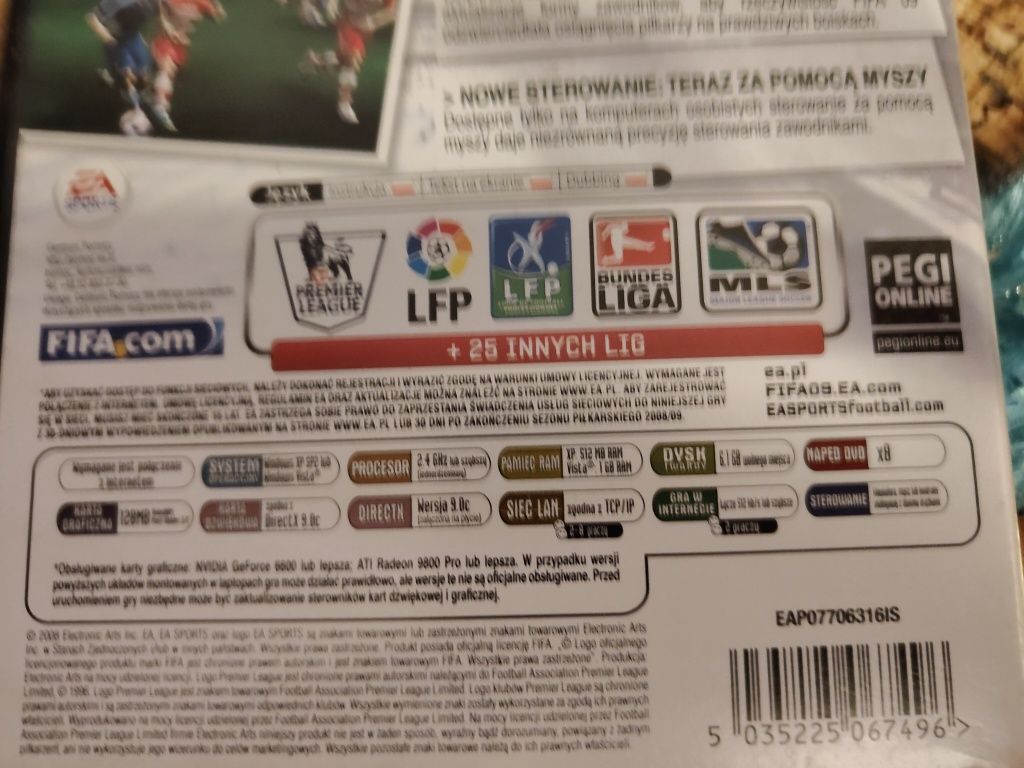 Gra FIFA 2009 na PC