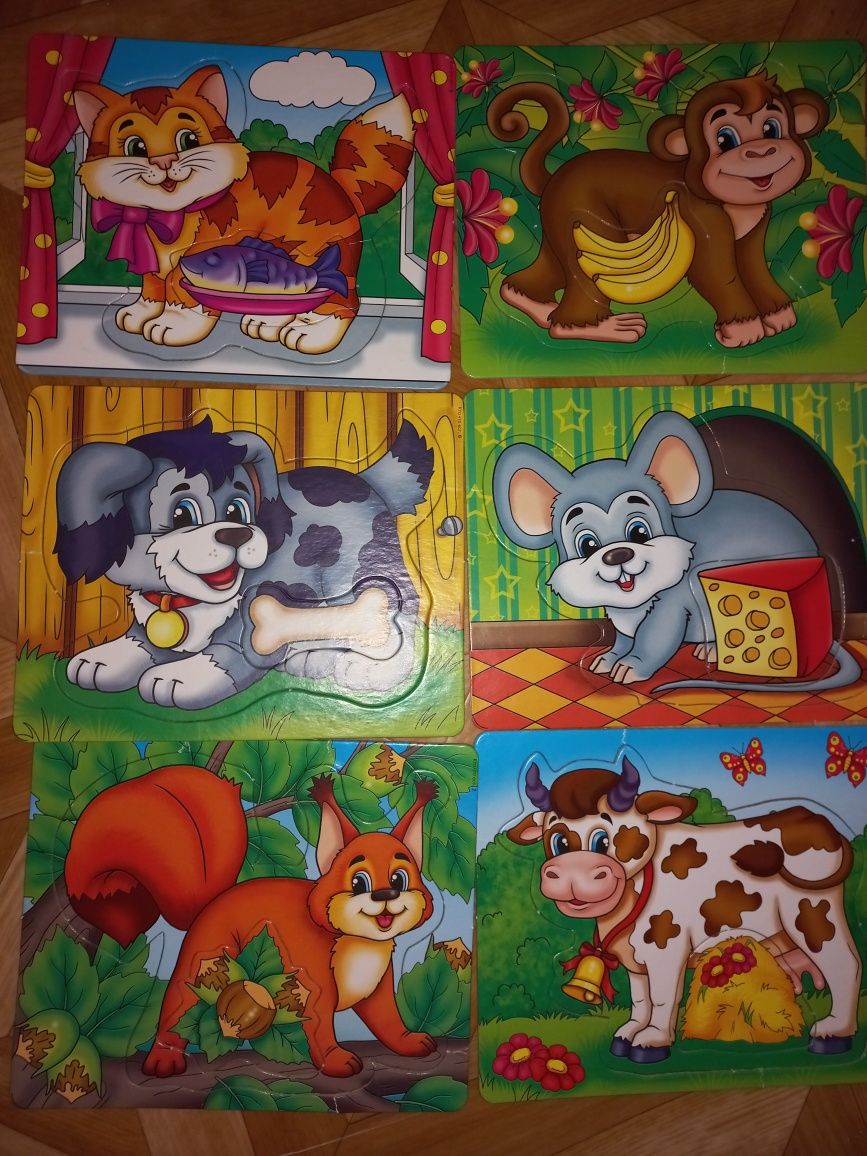 Пазли для найменших, книга пазл