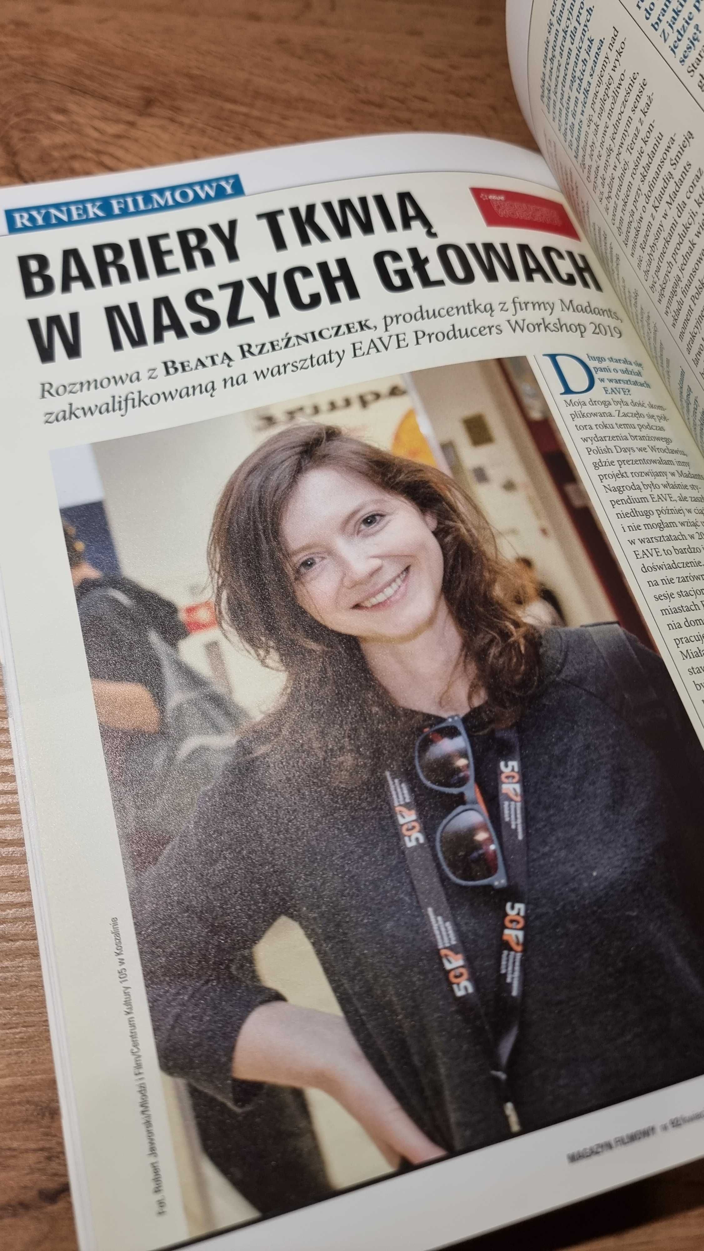 "Magazyn filmowy" 2019 - Dębski, Komasa-Łazarkiewicz, Majcher, Trzaska