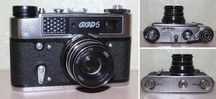Фотоапарат "ФЭД 5" + шкіряний футляр