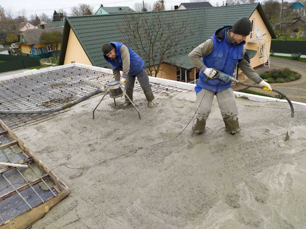 Напівсуха та мокра стяжка підлоги - ВІД 85 ГРН/М²