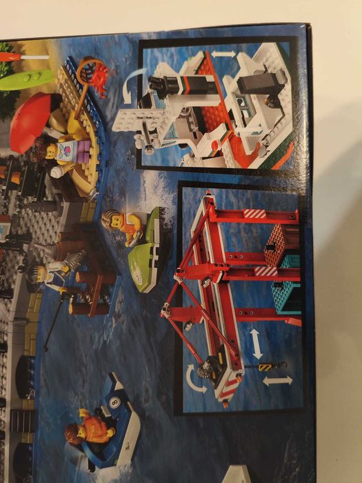 Lego 60422 Nadmorski port ze statkiem towarowym Nowy zestaw