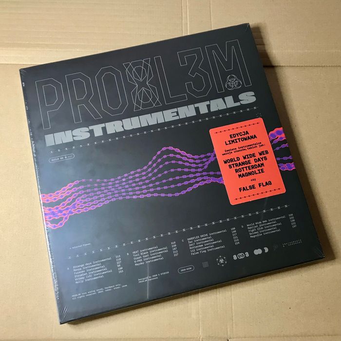 PRO8L3M Instrumentals 4lp winyl album folia nowy limitowany