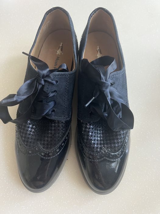 Нові Шкіряни туфлі, лофери, оксфорд hush puppies 24 см