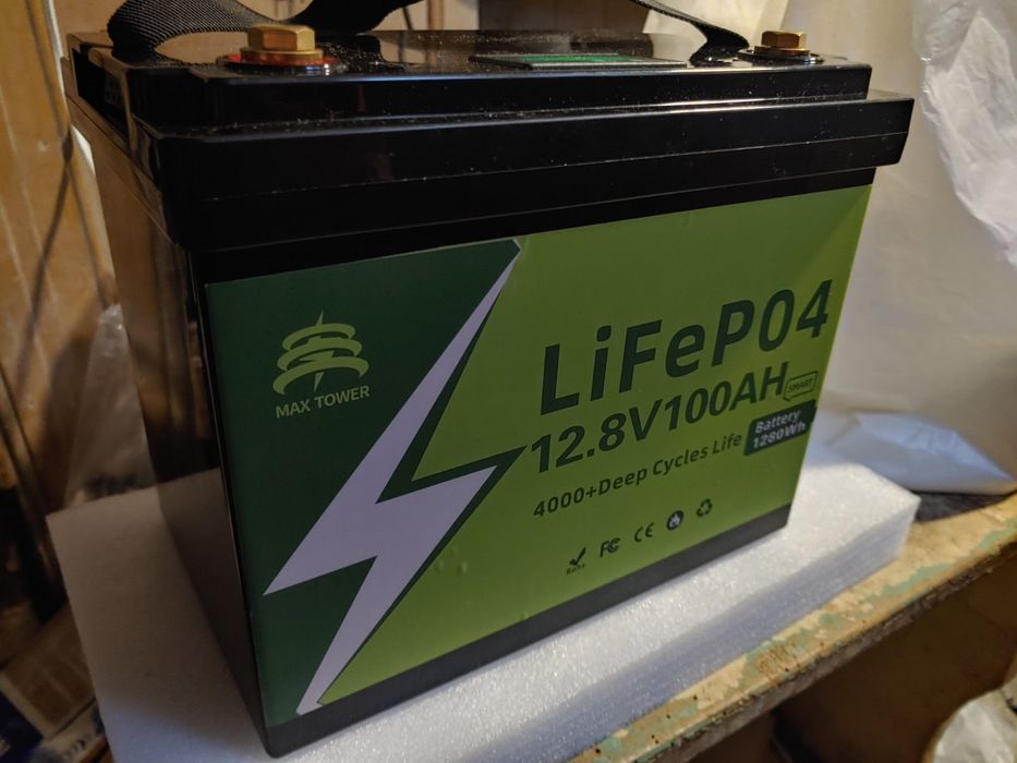 Акумулятор lifepo4 100ah Maxtower 260х17х21
