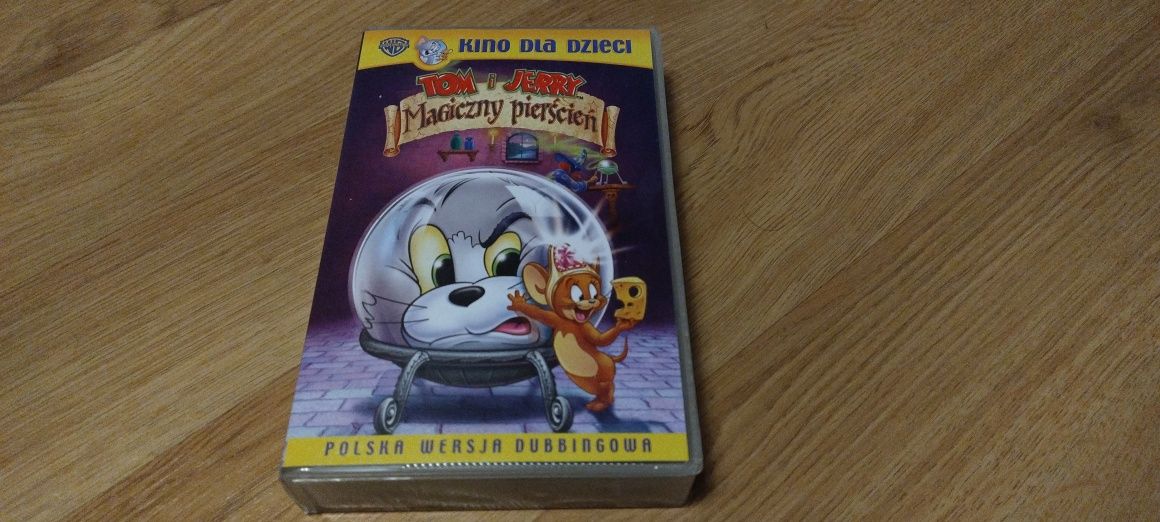 Kaseta wideo VHS bajka Tom i Jerry Magiczny Pierścień