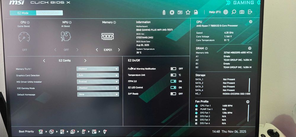 PC Gaming Ryzen 7 7800X3D | RTX 4070 Super | 32GB RAM | Garantia