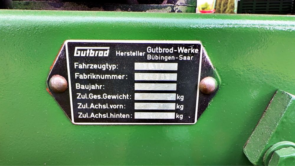 Traktorek Gutbrod 1010