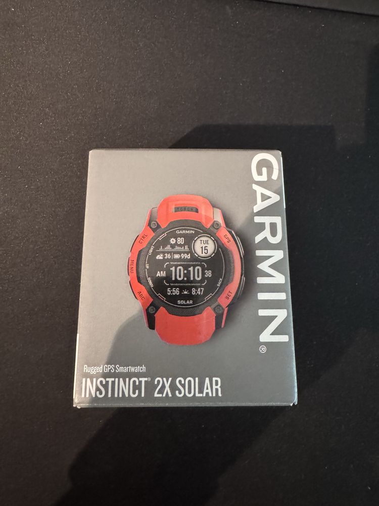 Garmin instinct 2x solar czerwony