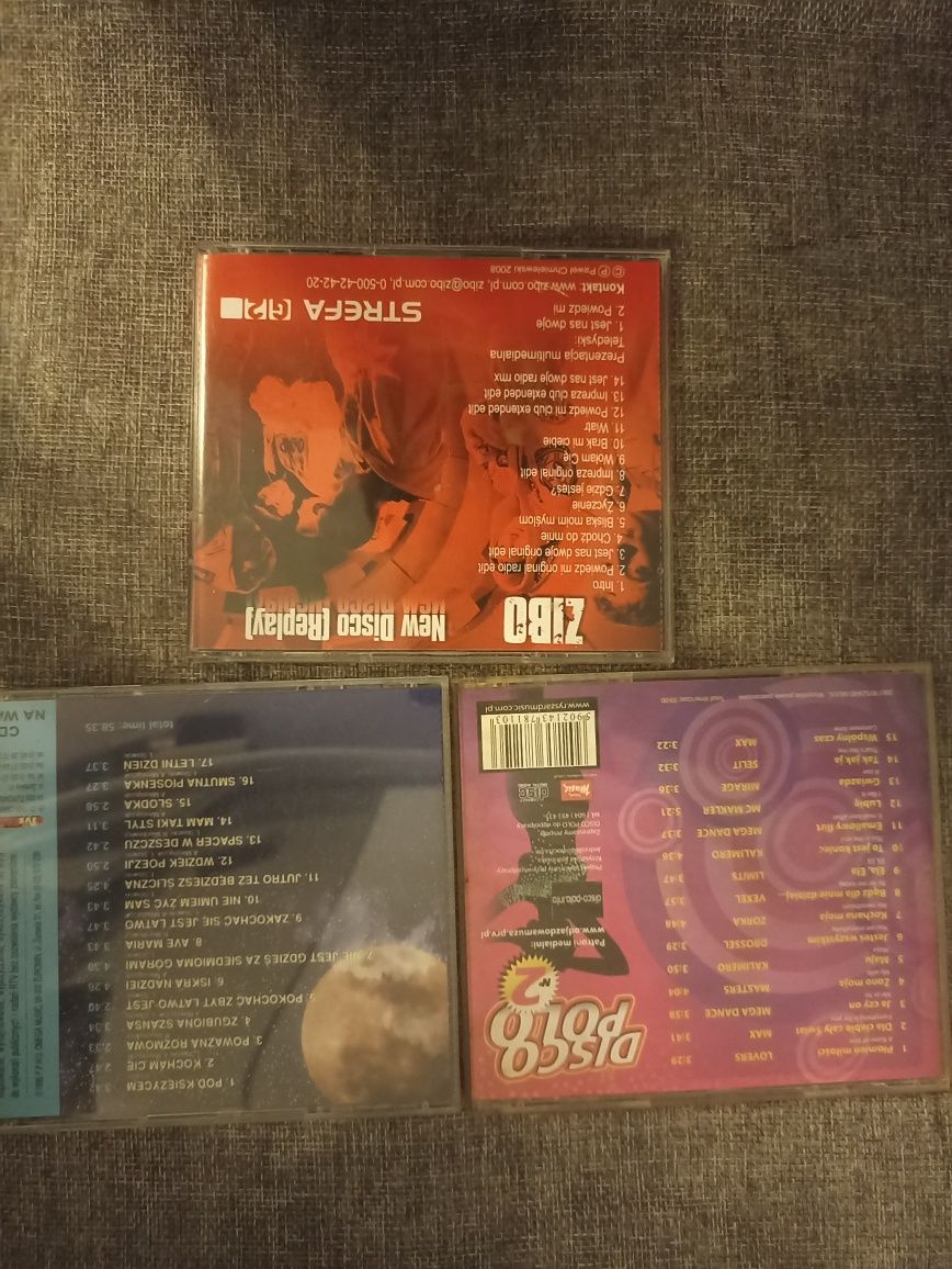 Zestaw trzech płyt disco polo CD