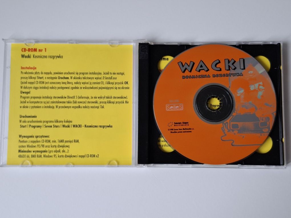 Wacki Kosmiczna Rozgrywka PL Avalon 1998 Matma