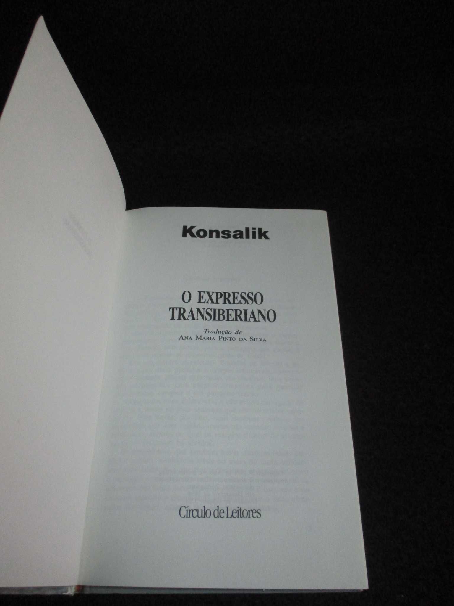 Livro O Expresso Transiberiano Konsalik