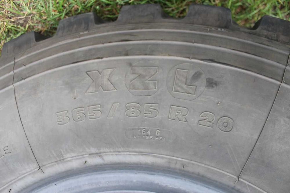 2x Michelin XZL 365/85R20 365/85 R20 164G 14 mm