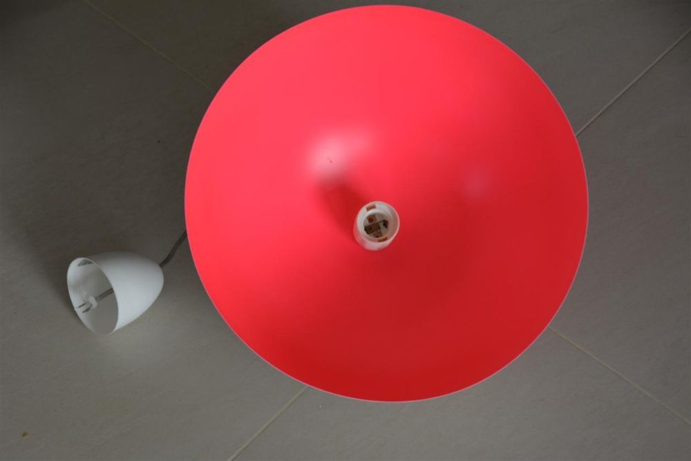 2 lampy okazja biało czerwone