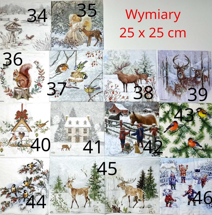 Serwetki do Decoupage Kwiaty