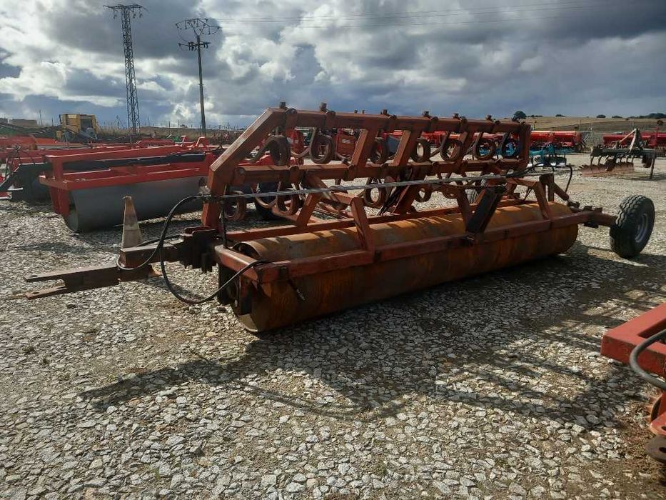 Rolo liso 4m com escarificador