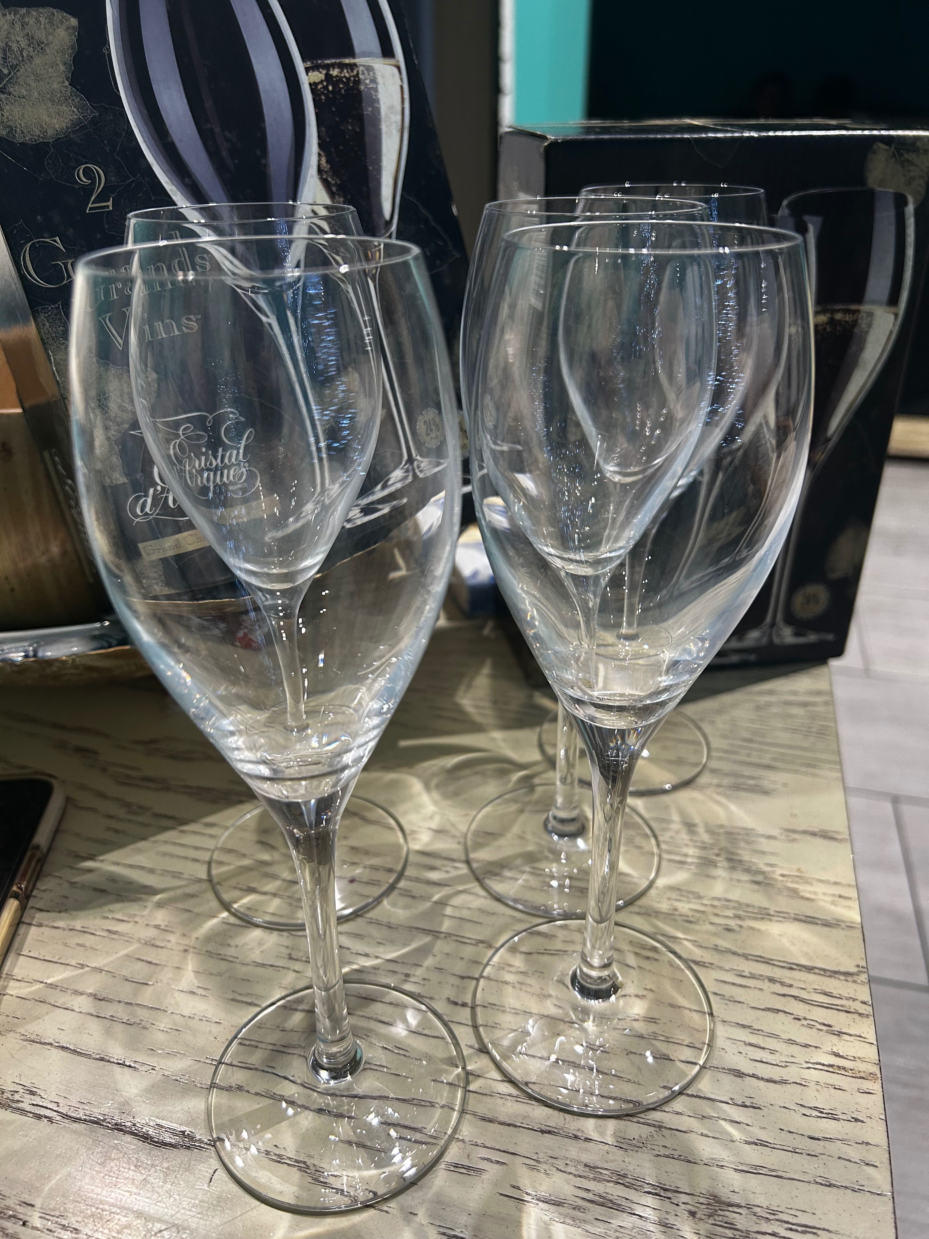 Kieliszki 5szt. Grands Vins Cristal d’Arques France