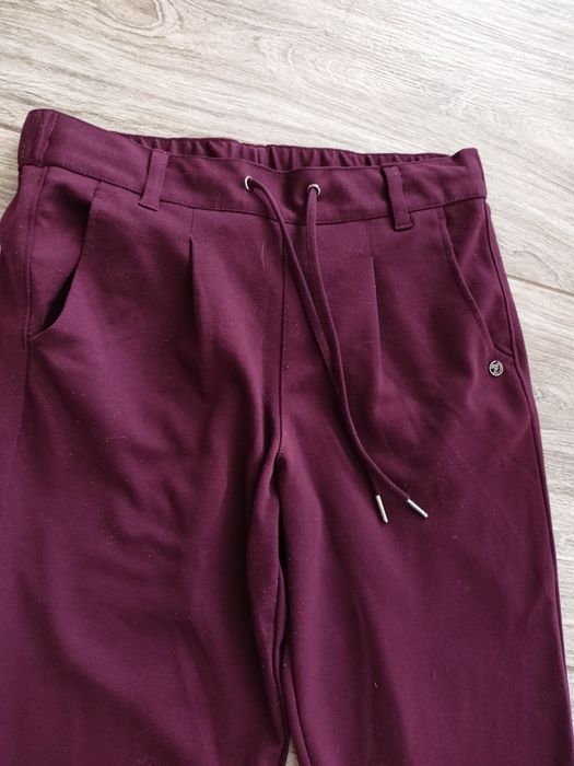 Tom Tailor spodnie chinosy bawełna r.S