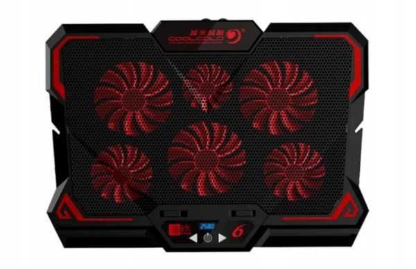 Podstawka Chłodząca cooling pad do laptop-a do 17'' 6xwentylator