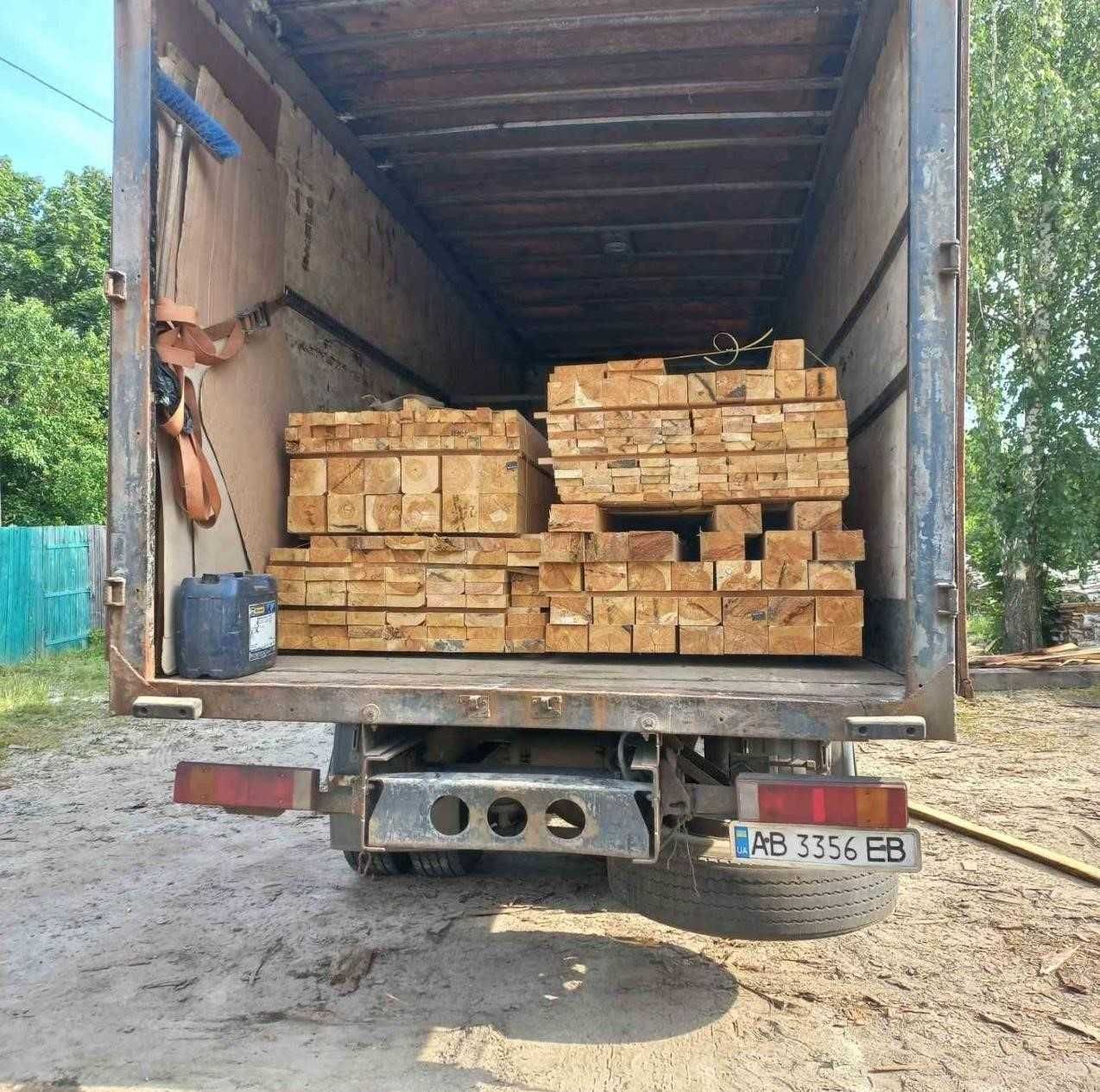 Пиломатеріали різних видів та сортів 120*20*4м з доставкою