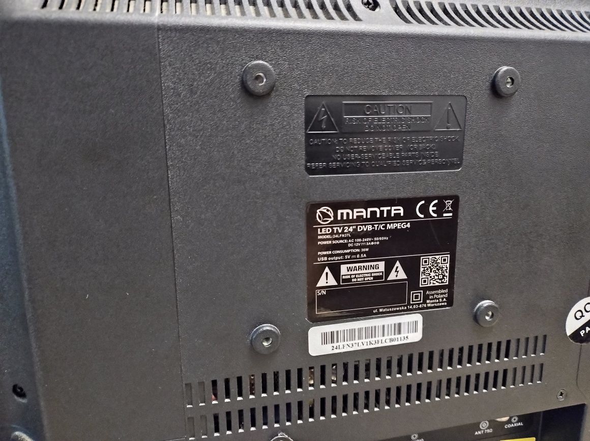 Telewizor Manta 24 cale full hd