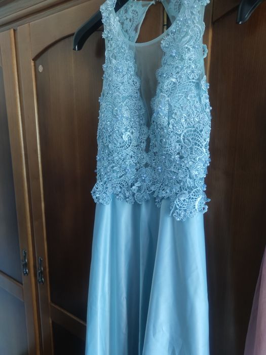 Vestido de Cerimônia de cetim ( com OFERTA)