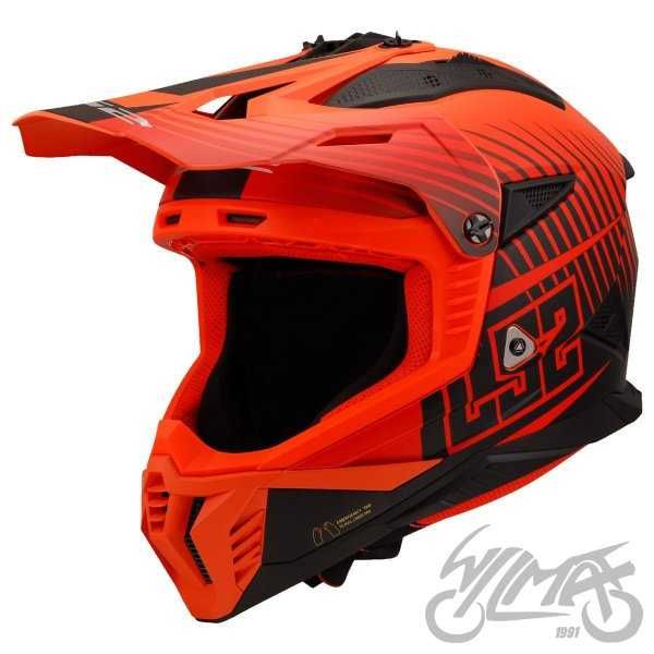 Kask motocyklow LS2 FAST II MX708 enduro motocross